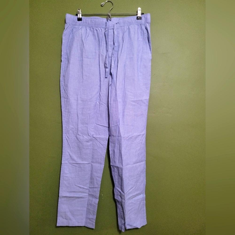J.Crew Men’s Linen-Cotton Drawstring Pants – Size M